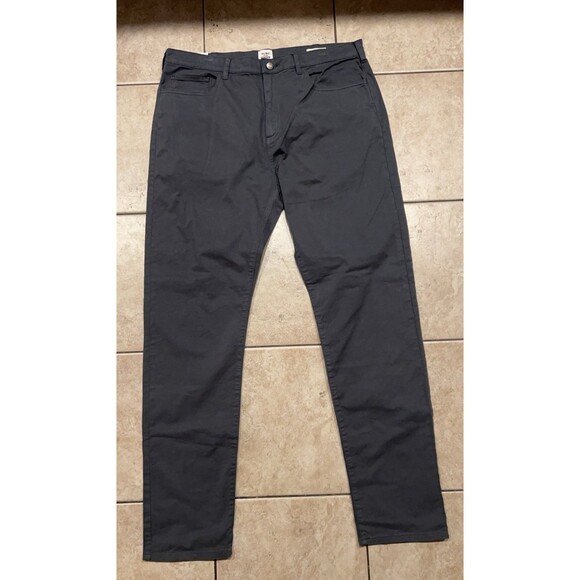 Flint and Tinder Pants Men 38x34 Grey Athletic Tapered Stretch Chino Casual NWT